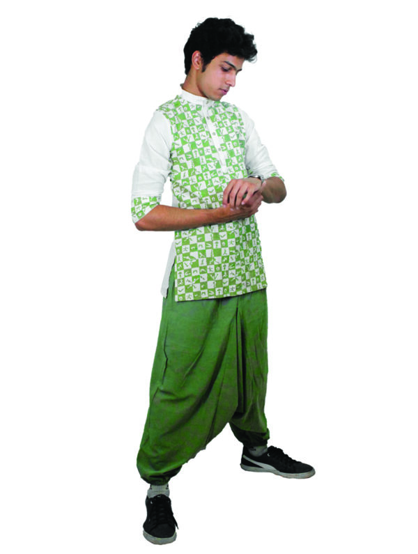 Block Print Mens Kurta - Image 3