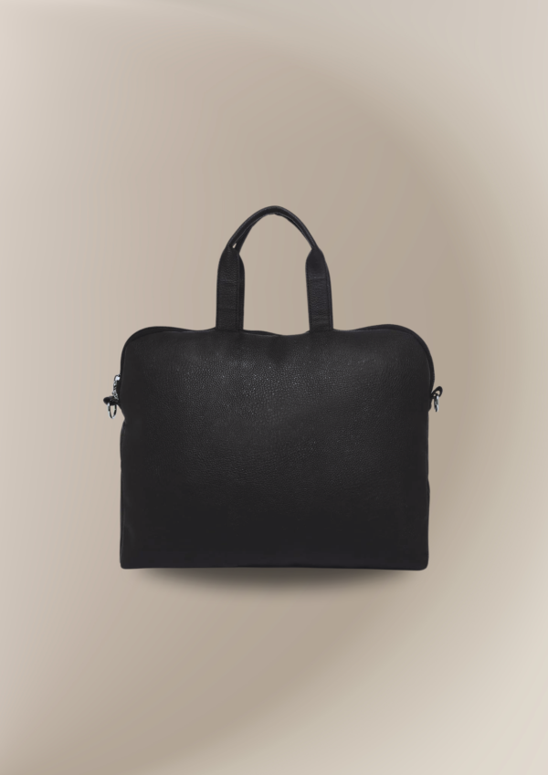 Warli Leather Laptop Bag - Image 7