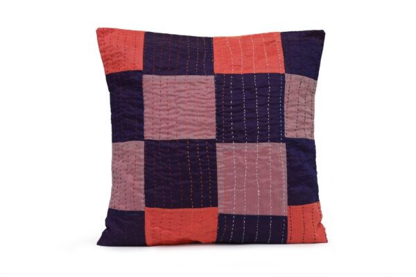 Kantha Silk Cushion Cover