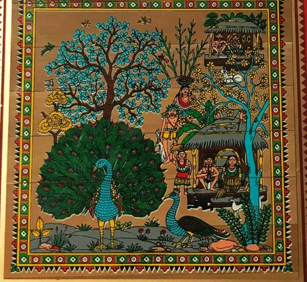 Handcrafted Pattachitra Frame - Image 3